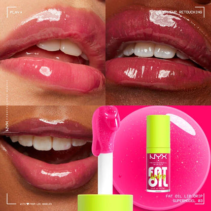 Fat Oil Lip Drip Tono "03 Translucent Hot Pink"
