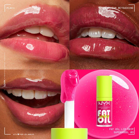 Fat Oil Lip Drip Tono "03 Translucent Hot Pink"